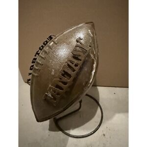 Fantasy Football Trophy Brass Metal Football With Stand Custom Made!